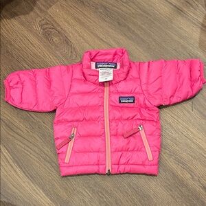 Patagonia Vibrant Pink Baby Puffer Jacket
